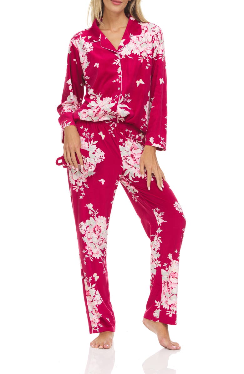 Flora Nikrooz Jennifer Printed Pajama Set, Alternate, color, 