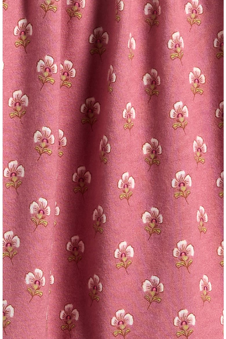 Ariel Floral Print Jersey Dress, Alternate, color, PINK FLORAL