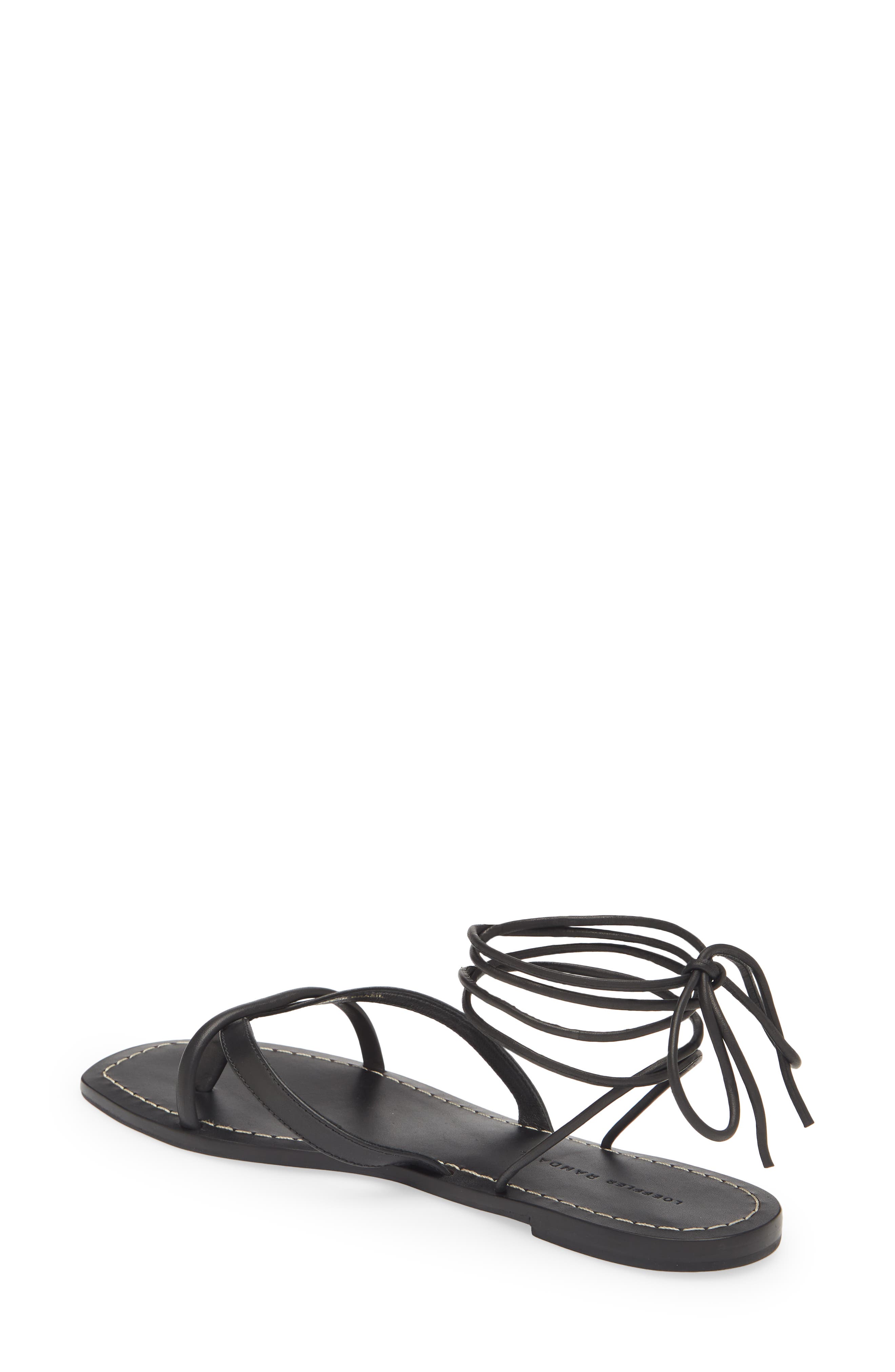 Loeffler Randall Lilla Ankle Wrap Thong Sandal, Alternate, color, 