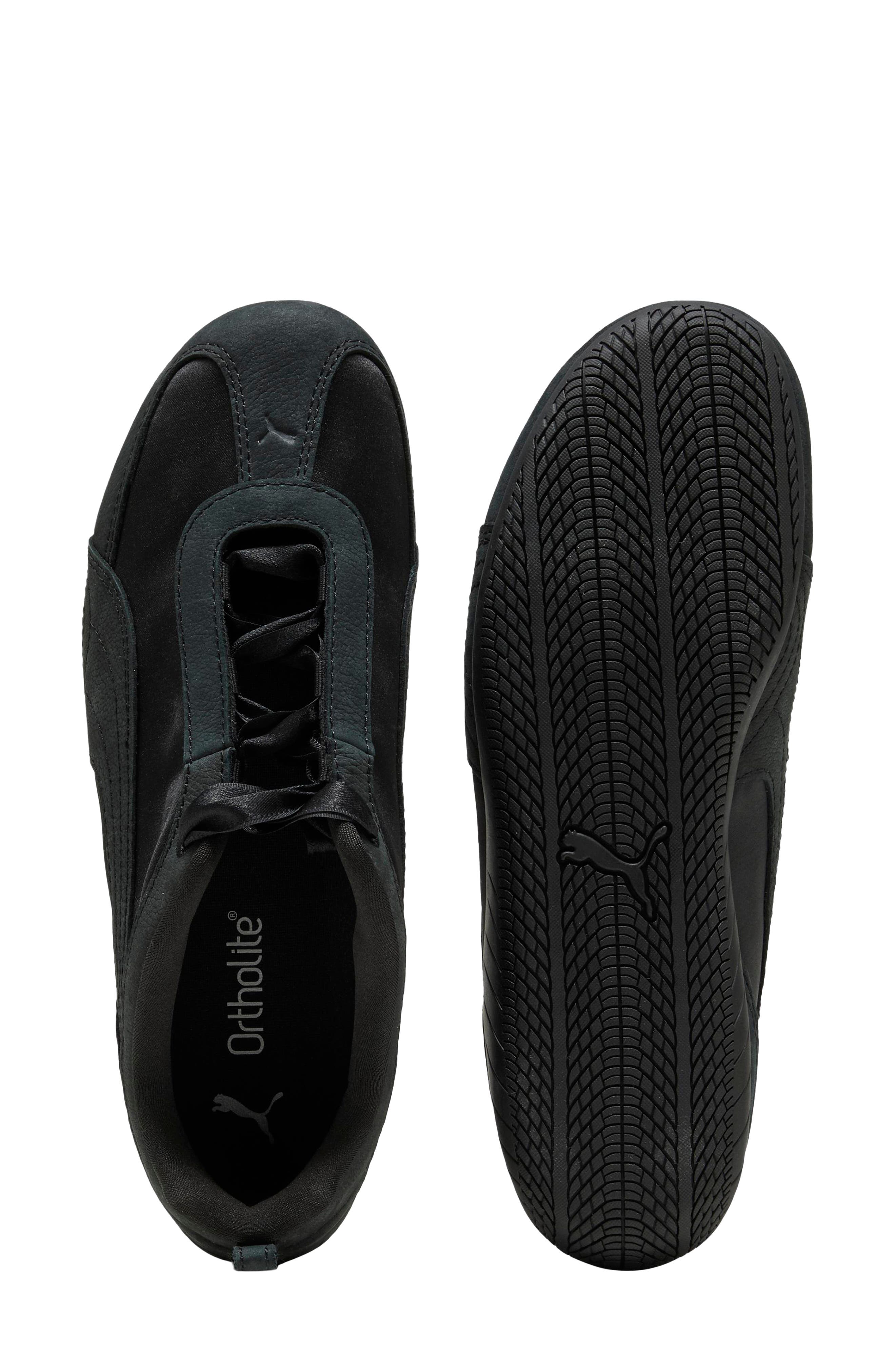 Speedcat Go Etoile Leather Sneaker, Alternate, color, PUMA BLACK/ GLACIAL GRAY