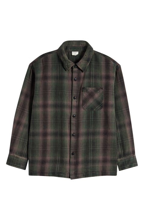 Kids' Plaid Flannel Button-Up Shirt (Little Kid & Big Kid)