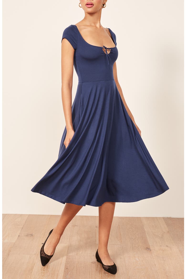 Krista Dress, Alternate, color, NAVY