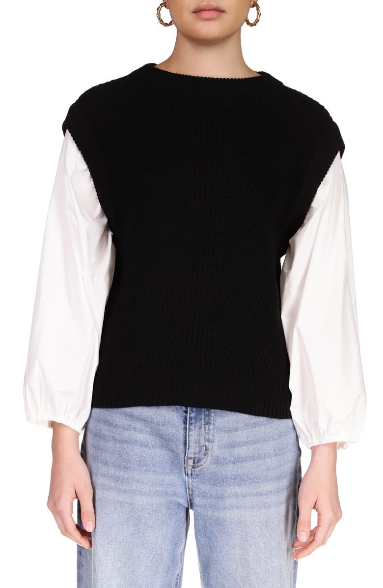 Sanctuary Two Become One Mixed Media Top, Main, color,