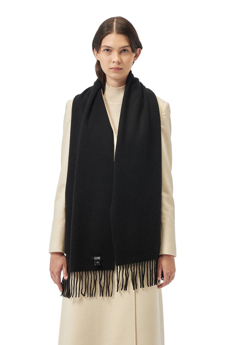 Gobi Cashmere Oversized Cashmere Woven Scarf, Alternate, color,