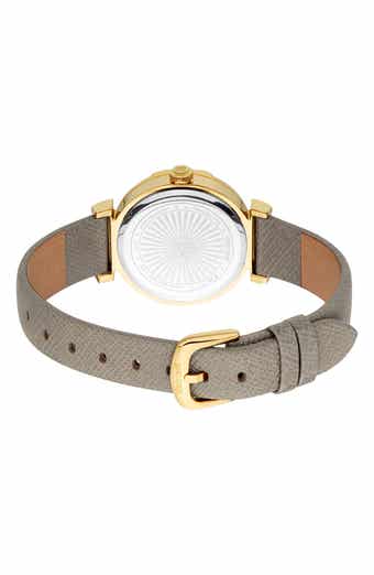Eclira Leather Strap Watch, 30mm