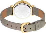 Roberto Cavalli Eclira Leather Strap Watch, 30mm