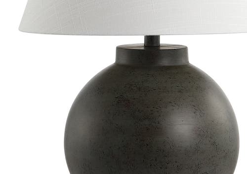 JONATHAN Y JONATHAN Y SOPHIE 26" RESIN LED TABLE LAMP, DARK GRAY