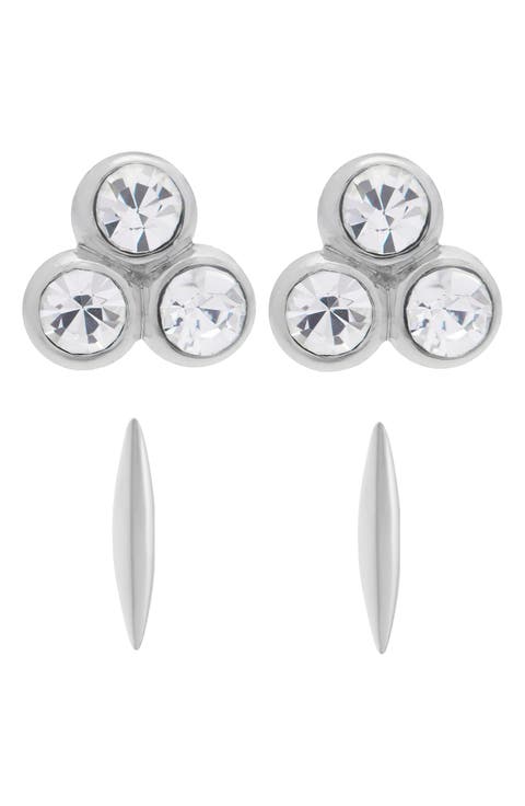 Mira Micro Set of 2 Stud Earrings