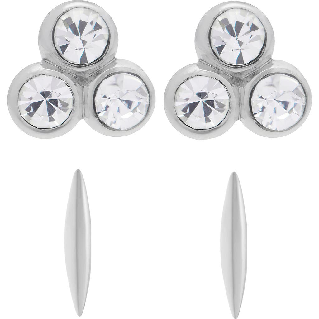 Reiss Mira Micro Set Of 2 Stud Earrings