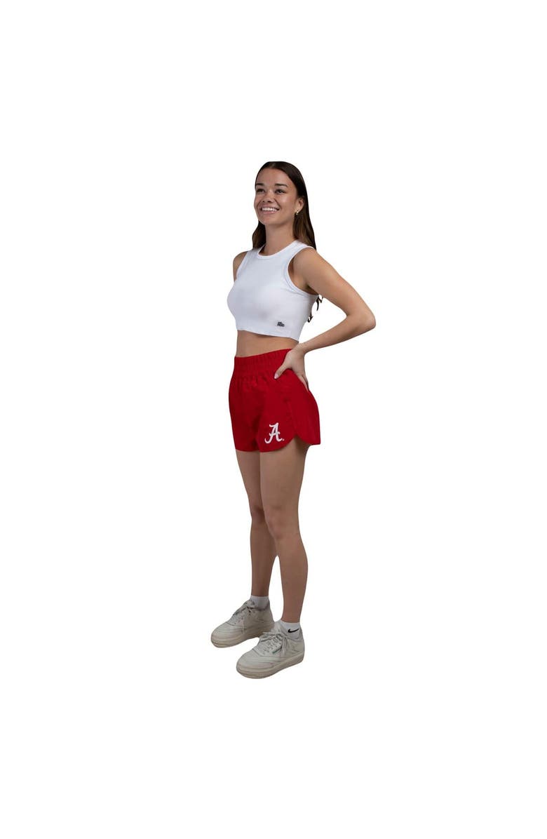 Hype and Vice Women's Hype and Vice  Crimson Alabama Crimson Tide Boxer Shorts, Alternate, color, Crimson