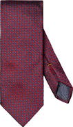 Eton Geometric Woven Silk Tie