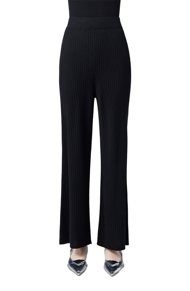 GOBI Mongolian Cashmere Rib-Knit Silk Cashmere Blend Pants, Alternate, color, 