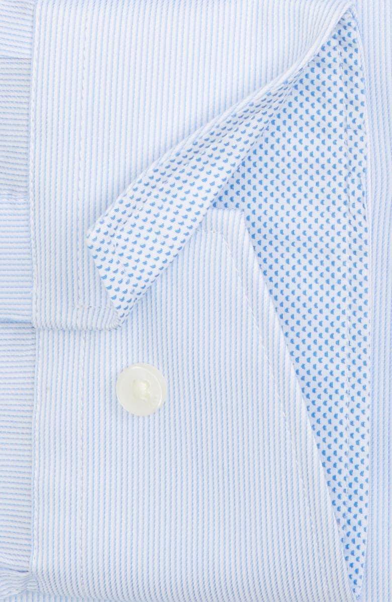 Ted Baker London 'Oncore' Trim Fit Micro Stripe Dress Shirt, Main, color,
