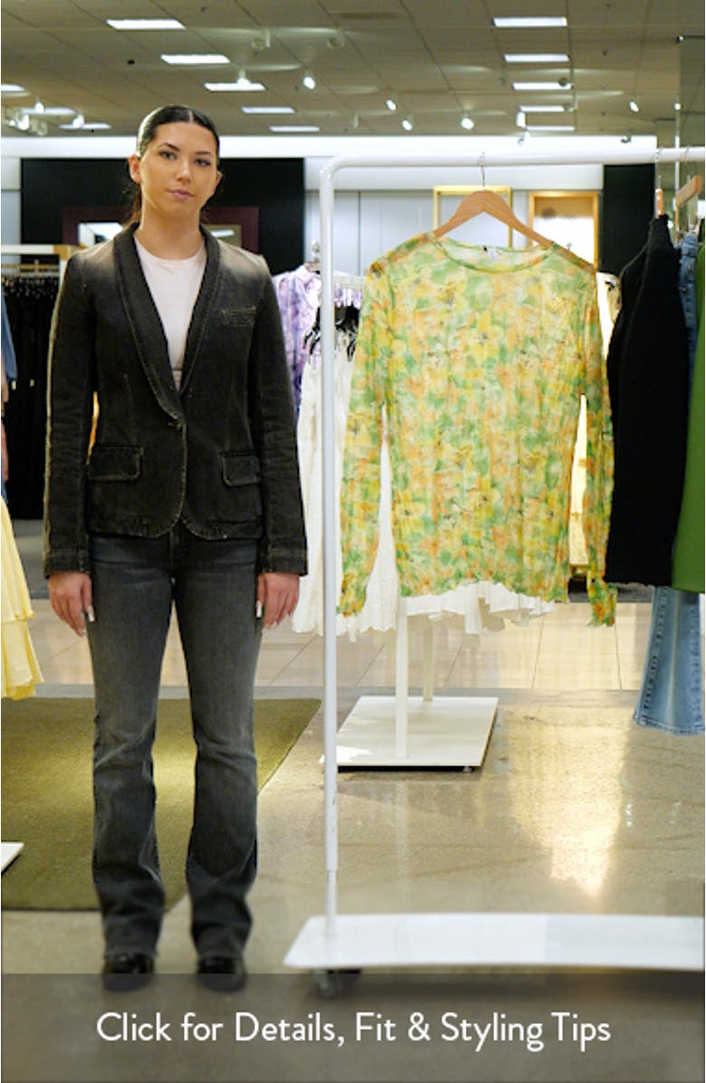 Watercolor Floral Crinkle Top, sales video thumbnail