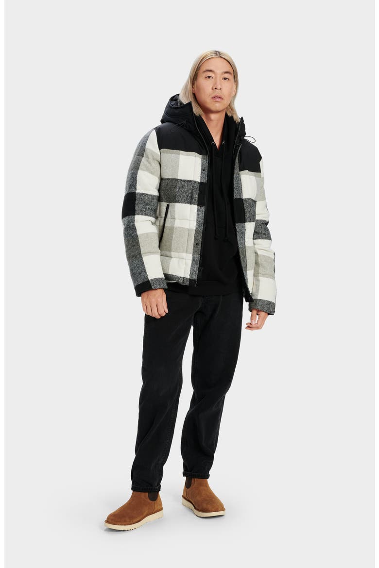 Cadin Down Parka II, Alternate, color, GREY PLAID