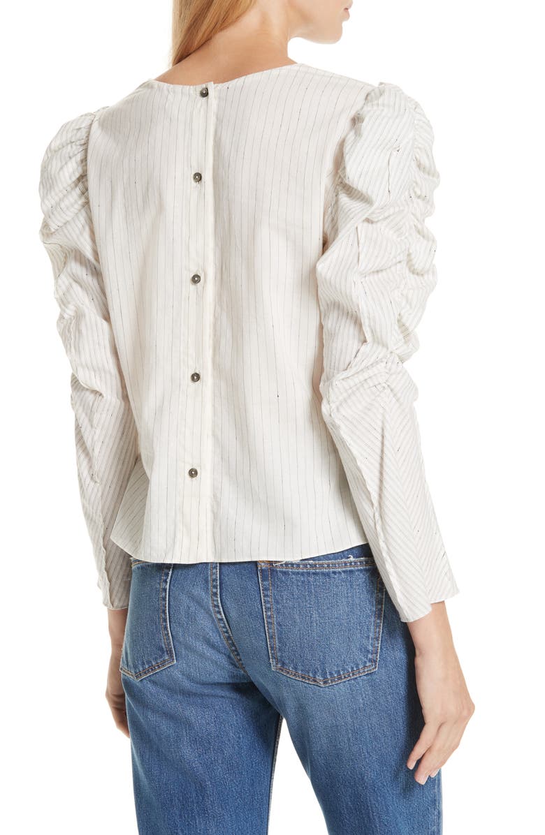 La Vie Rebecca Taylor Ruched Top, Alternate, color, 