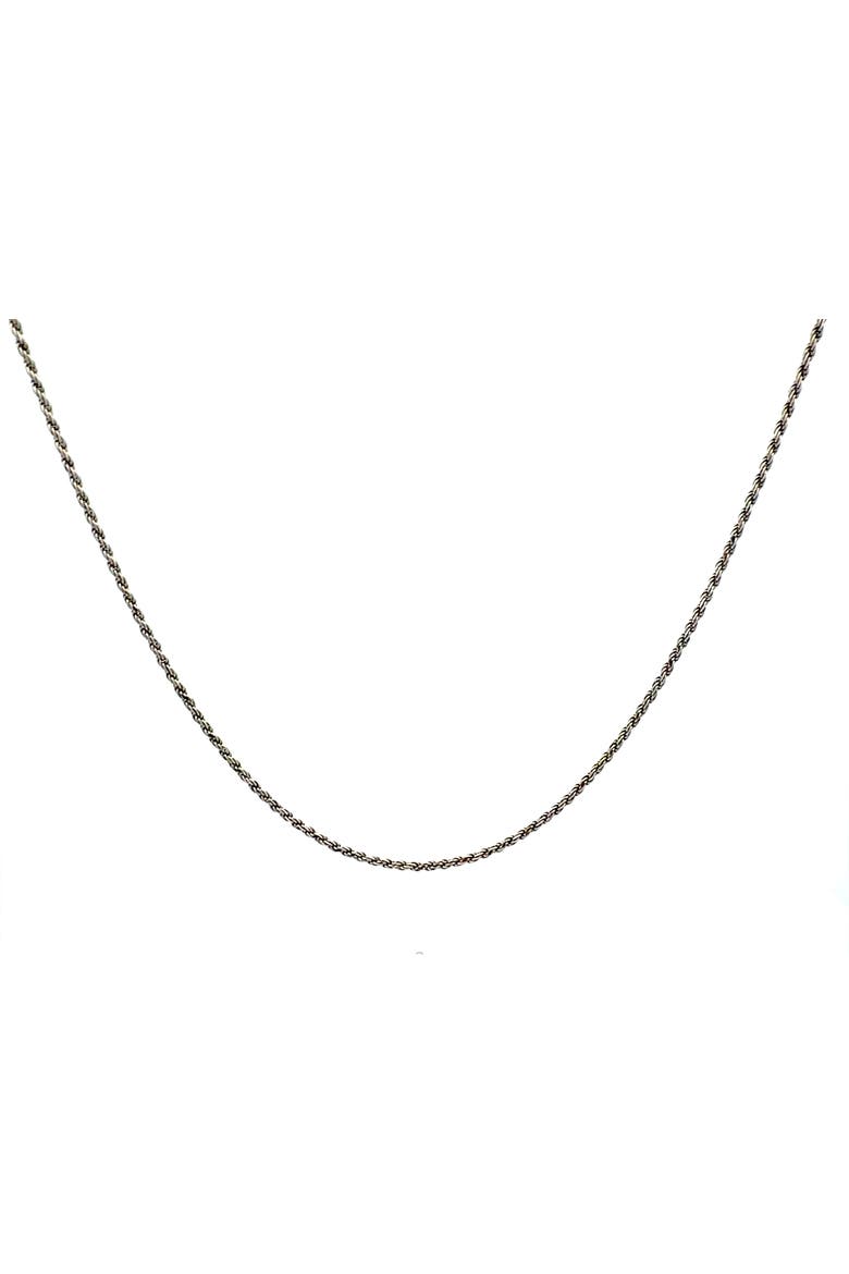 Sterling Silver Rope Chain Necklace, 22-Inch, 2 mm, Main, color, Silver