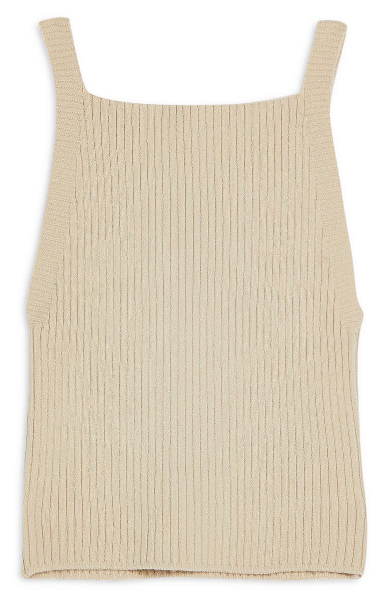 Topshop Rib Crop Tank, Alternate, color, 