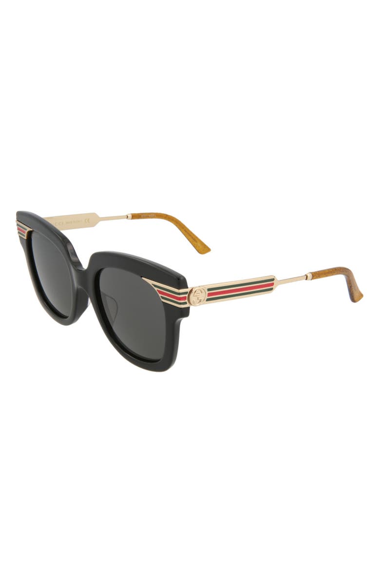 Gucci 51mm Square Sunglasses, Alternate, color,