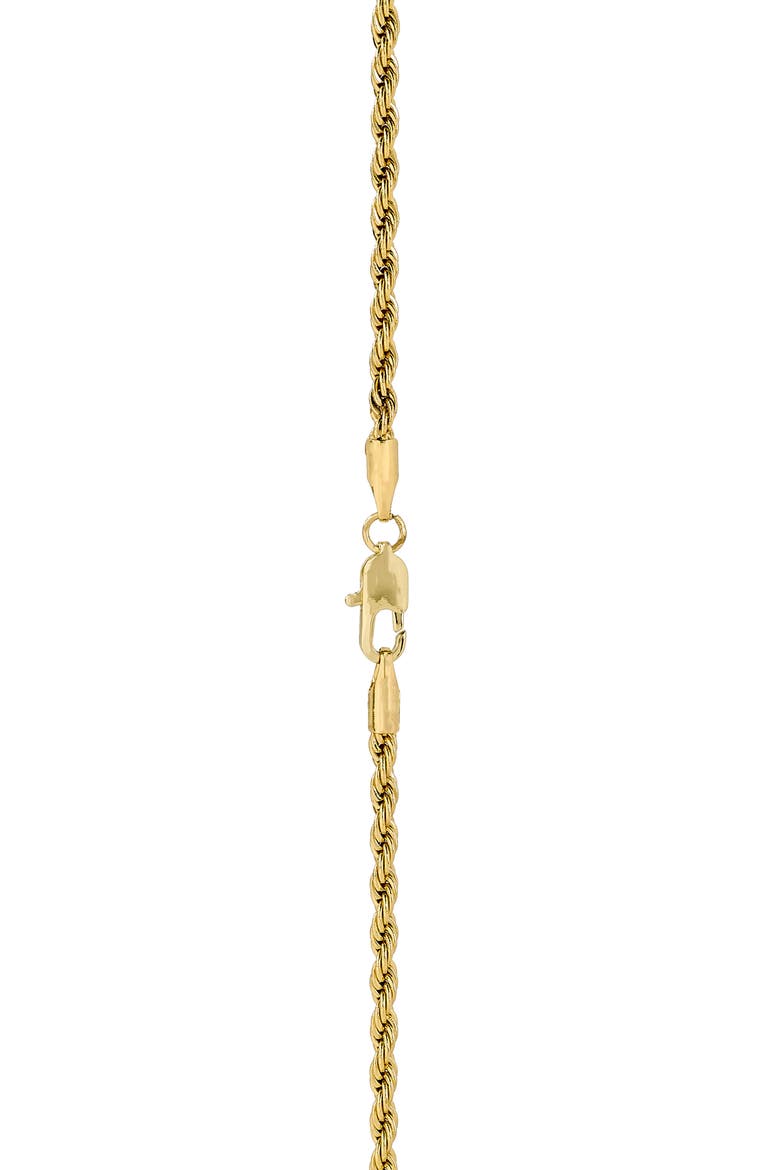 Men's Rope Chain Necklace & Bracelet Set, Alternate, color, GOLD