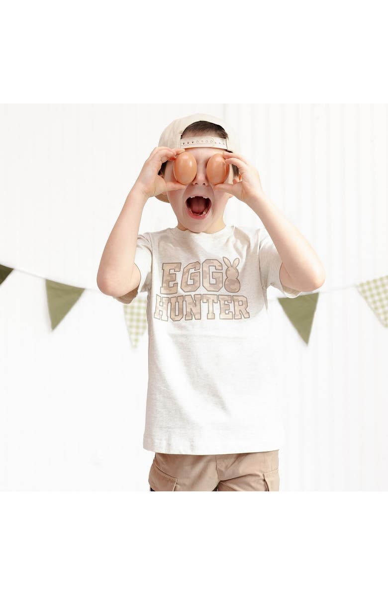 Sweet Wink Egg Hunter Camo Easter Short Sleeve T-Shirt, Alternate, color, Natural Heather