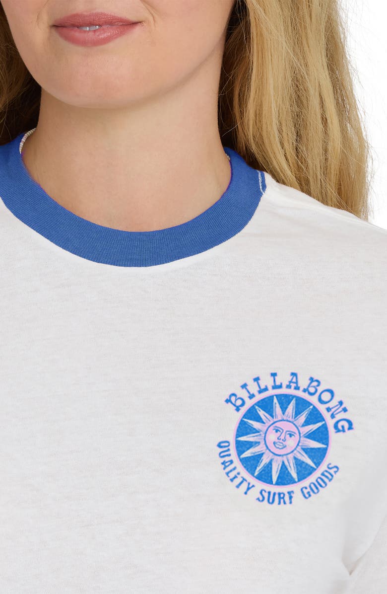 Billabong Sun Echoes Cotton T-Shirt, Alternate, color, Salt Crystal