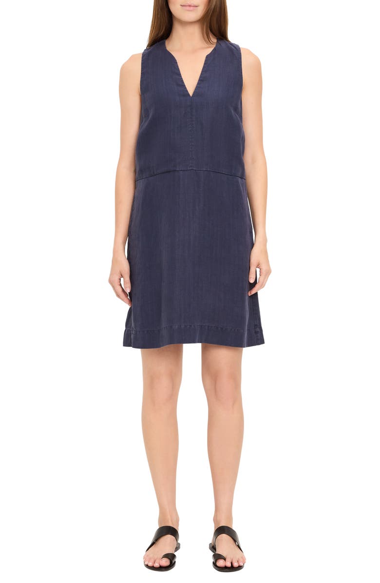 Michael Stars Maelie Sleeveless Shift Dress, Main, color, Nocturnal
