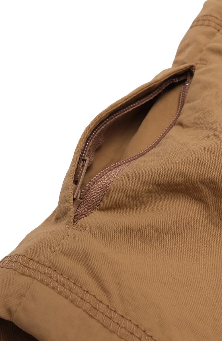 STUDENTS Explore Classic Utility Nylon Shorts, Alternate, color, Tan
