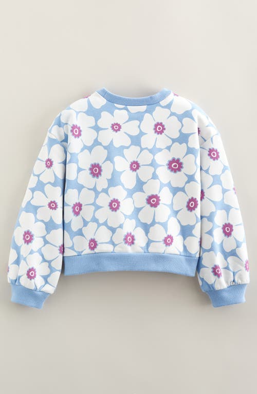 Tucker + Tate Kids' Bubble Sleeve Sweatshirt In White
