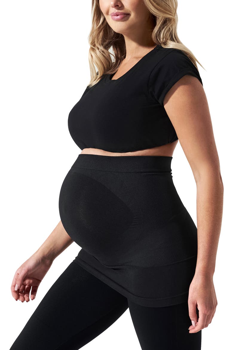 Everyday Maternity Built-In Support Belly Band, Main, color, DEEPEST BLACK