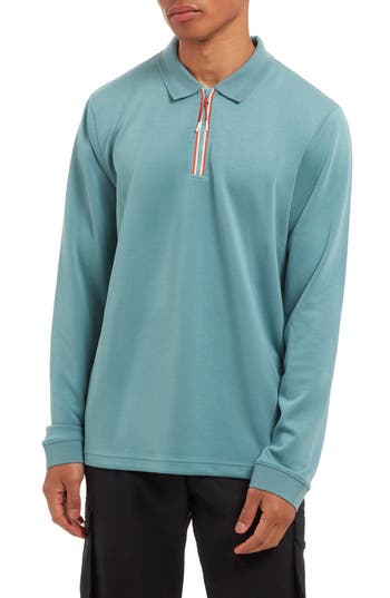 Sealskinz Heywood Quarter Zip Top In Blue