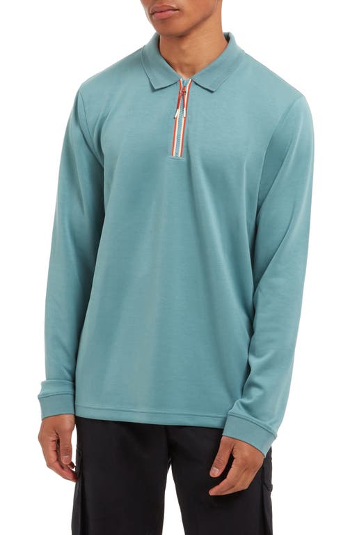 Sealskinz Heywood Quarter Zip Top In Teal