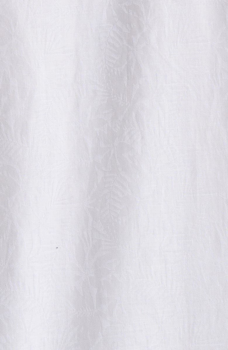 Jack Victor Cotton Jacquard Button-Up Shirt, Alternate, color, White