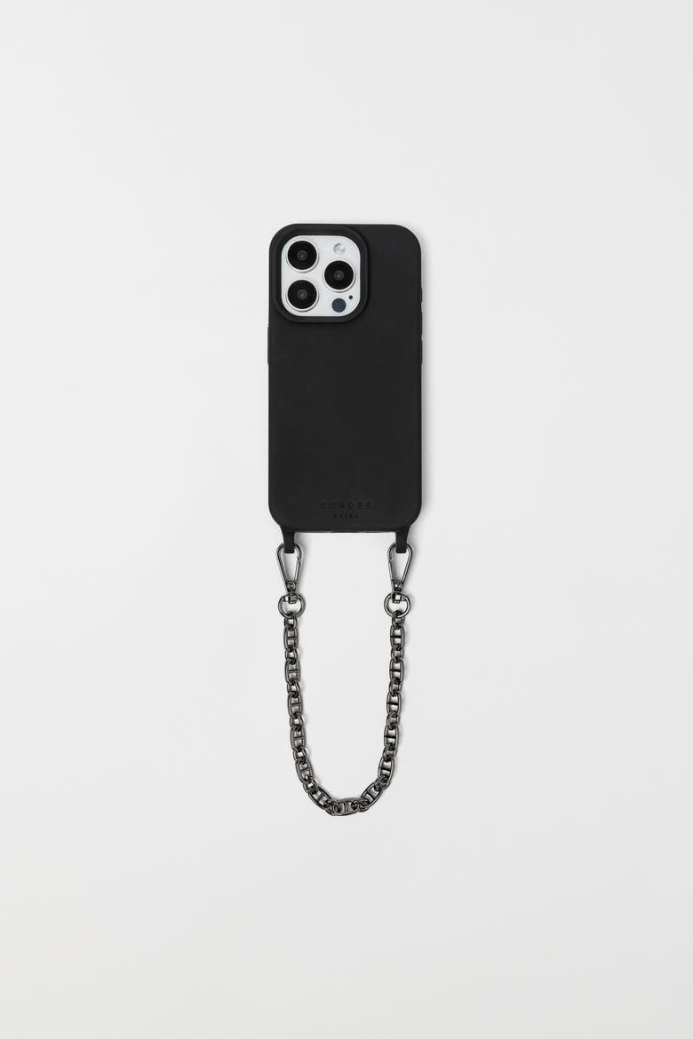 12 Phone Chain Set, Main, color, Black