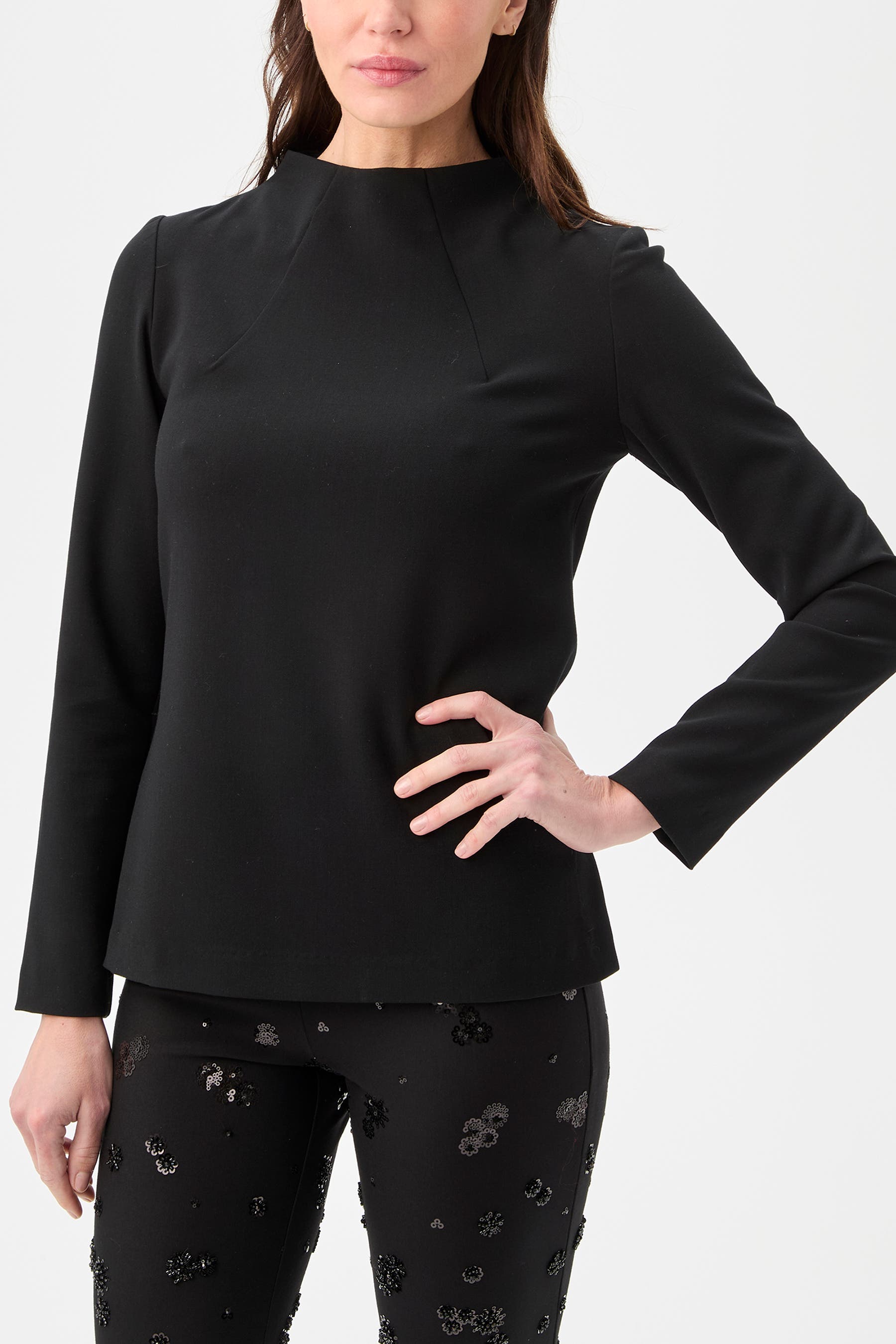 Baz High Neck Suiting Top - image 2