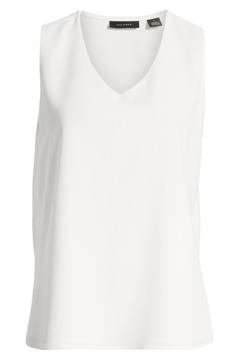 Pattern Sleeveless Top, Alternate, color, IVORY CLOUD