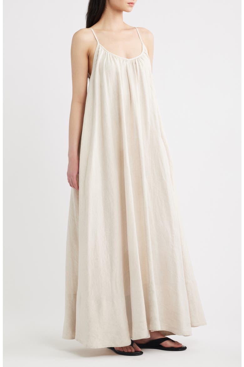 Lanae Linen Maxi Sundress, Alternate, color, LINEN