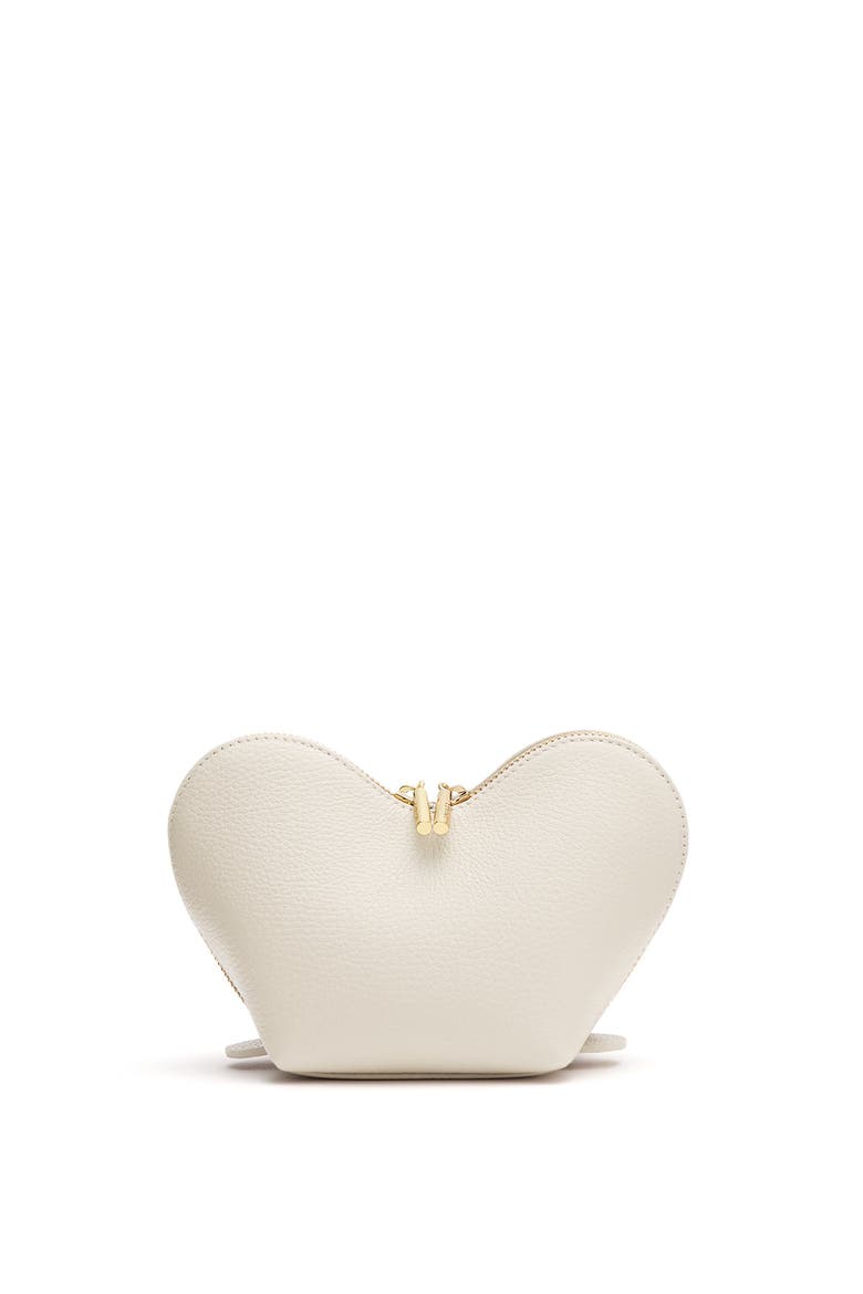 Mini Heart Case, Main, color, Ecru
