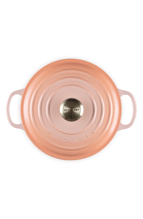 Le Creuset Signature 3.5-quart Sauteuse Oven In Peche