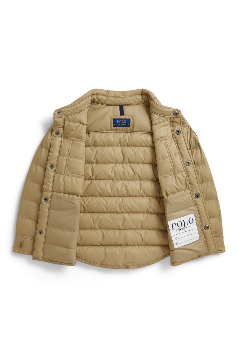Kids' Quilted Jacket, Alternate, color, RL KHAKI