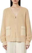 MM by Max Mara Libero Front Zip Cardigan