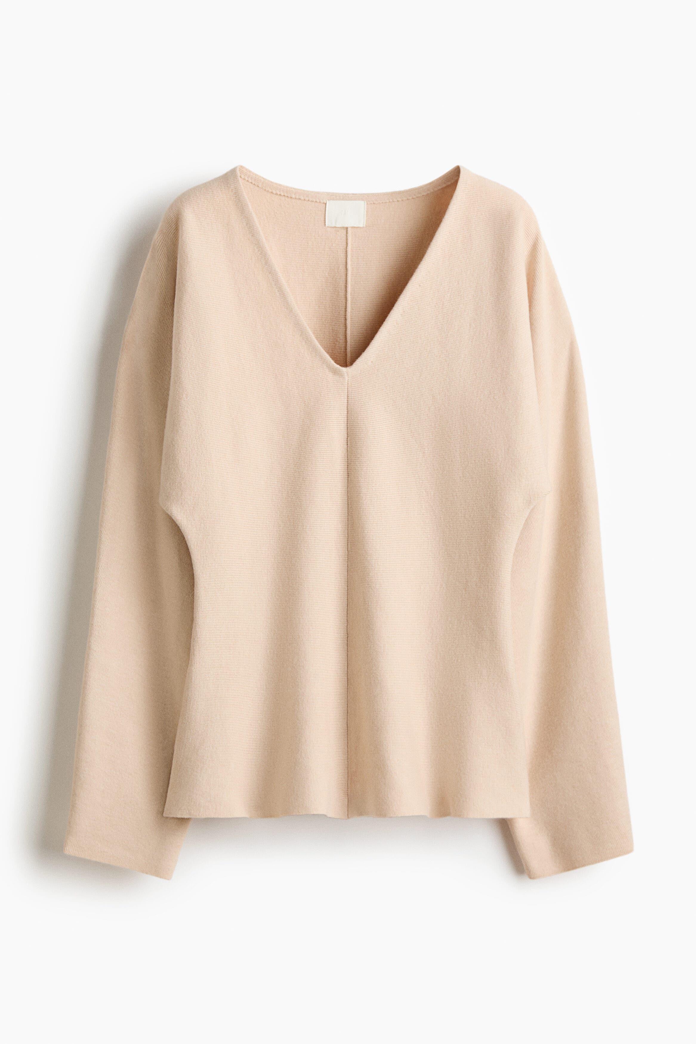 Knitted V-neck Top - image 3