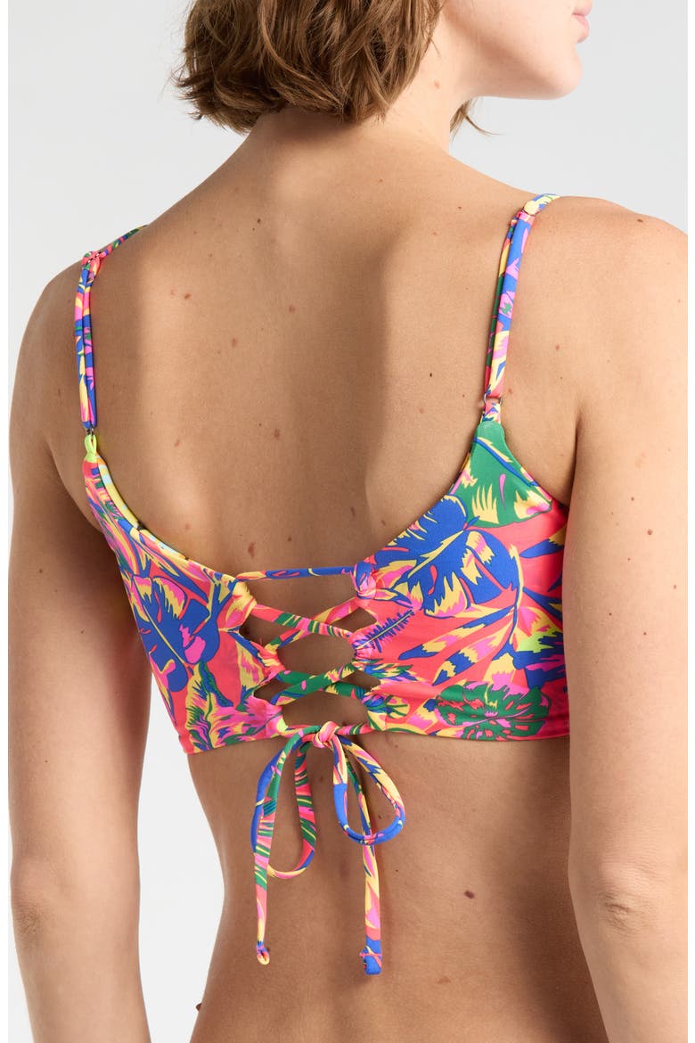 Ceci Reversible Bralette Bikini Top, Alternate, color, PINK