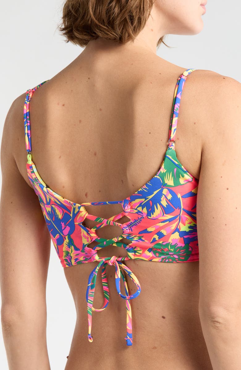 Maaji Ceci Reversible Bralette Bikini Top, Alternate, color, Pink