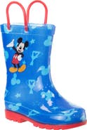 JOSMO Kids' Disney Mickey Mouse Rain Boot