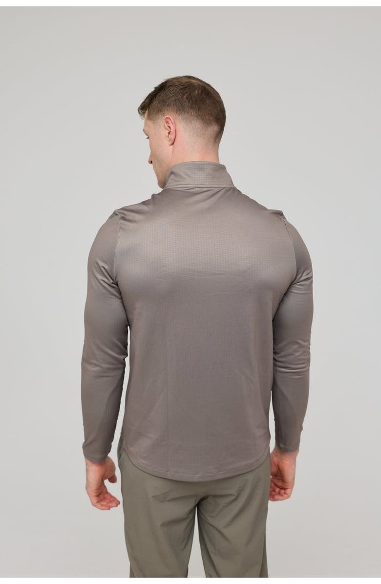 OOSC Elite Activewear 1/4 Zip Top - Khaki, Alternate, color, Khaki