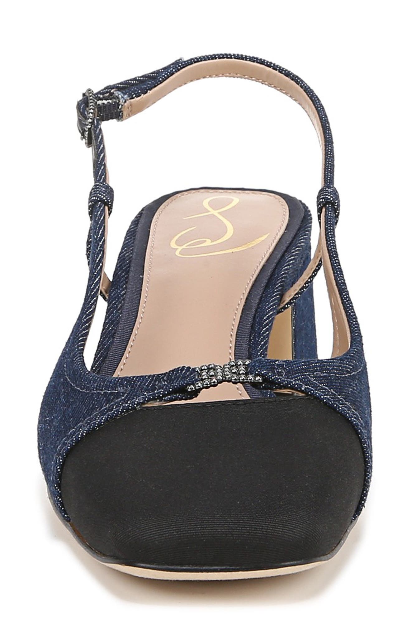Tarra Slingback Pump, Alternate, color, NAVY/BLACK