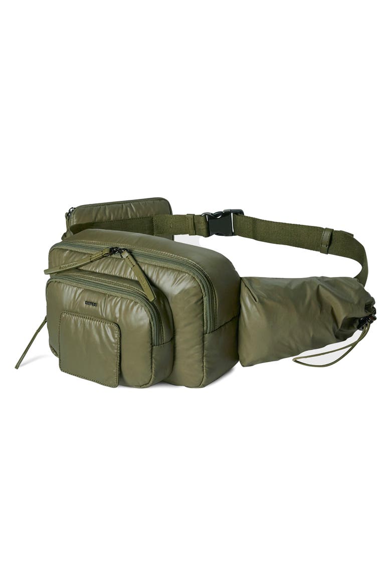 Changing Belt Bag, Alternate, color, OLIVE