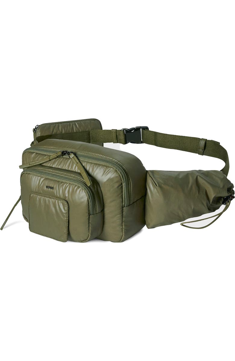 Caraa Changing Belt Bag, Alternate, color, Olive