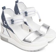 NeroGiardini Bungee Platform Wedge Sandal